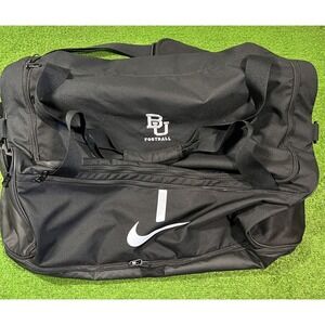 Baylor Bears Team Issue Nike Duffle Bag BU Football Embroidered Equipment Gym XL